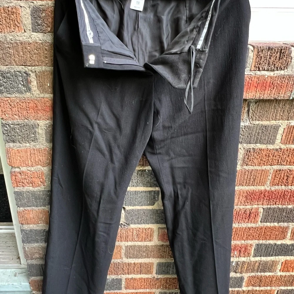 Oscar de la Renta Men's Elegant Black Dress Pants - Picture 1 of 3